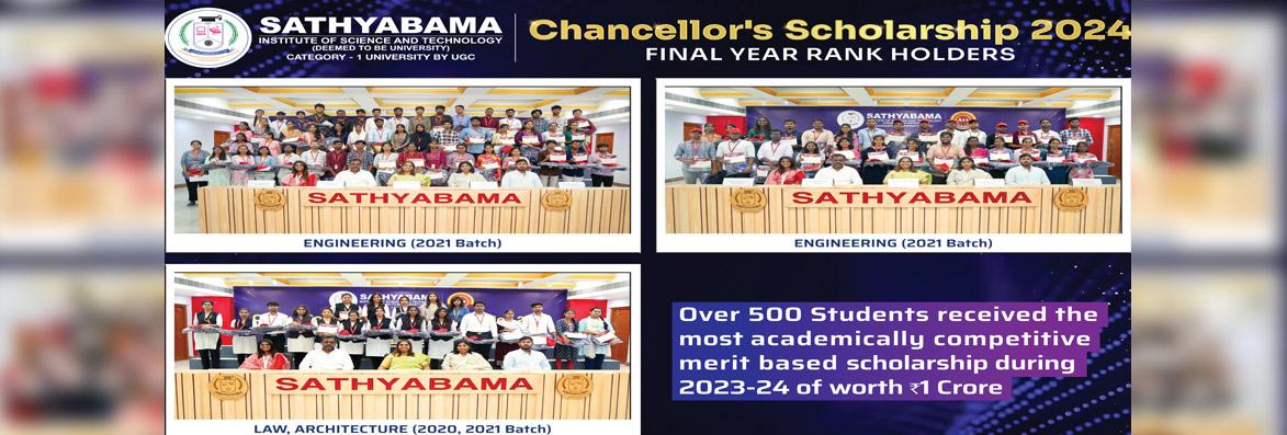 Chancellor Scholarship (2021) batch
